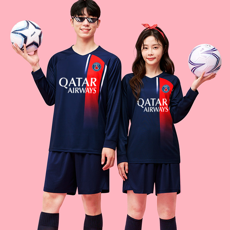BF312 파리 홈 반팔 긴팔/축구 반티/네이비