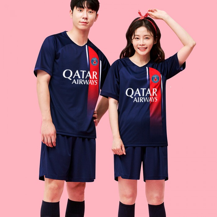 BF312 파리 홈 반팔 긴팔/축구 반티/네이비