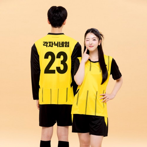 BF496 도르트문트 홈 반팔 긴팔/축구복 반티