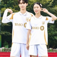 BF502 LAFC 어웨이 반팔 긴팔/축구 반티/백색 골드