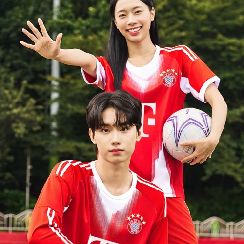 BF505 뮌헨 홈 반팔 긴팔/축구 반티/빨강