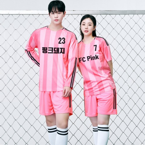 BF510 마이에미 홈 반팔 긴팔/축구복 반티/핑크