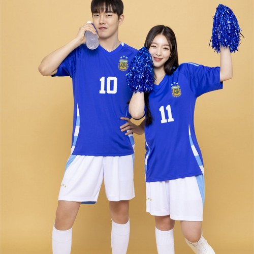BF545 아르헨티나 국가대표 어웨이 반팔/축구 반티/파랑