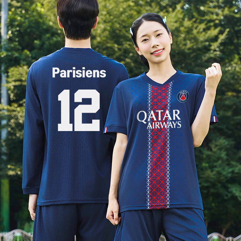 BF552 파리 생제르맹 클럽 홈 반팔 긴팔/축구 반티/블루