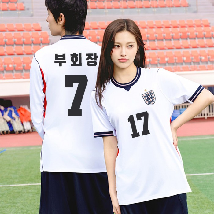 BF604 26-27잉글랜드 국가대표 홈 반팔 긴팔/축구복 반티/색상