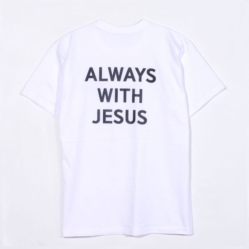 JESUS 교회티 백색