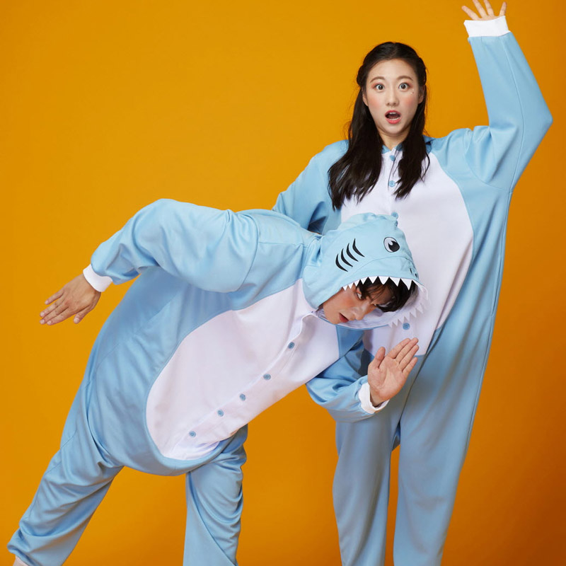 상어 가족 잠옷 반팔 반티