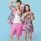 하와이안 꽃남방 셔츠 핑크/분홍/알로하/꽃무늬/데이지