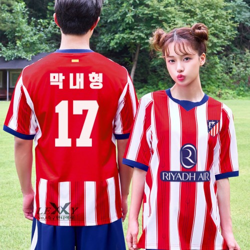 F631 26-27 아틀레티코 홈 반팔 긴팔/축구 반티/빨강