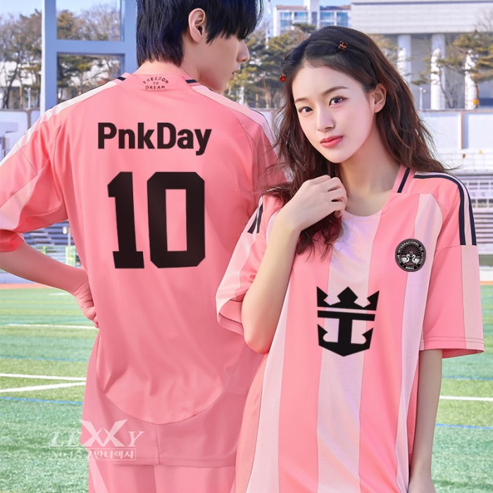 LF570 마이애미 홈 반팔/축구 반티/연핑크