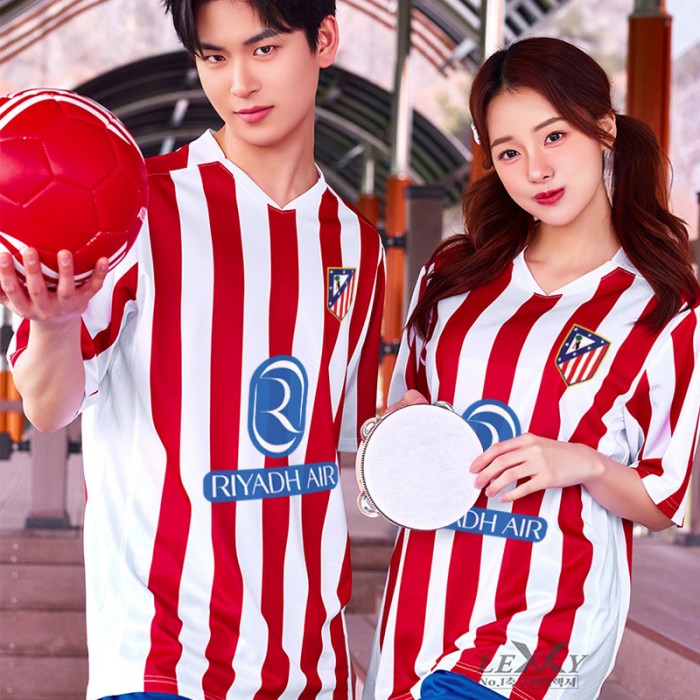 LF595 아틀레티코 마드리드 홈 반팔 긴팔/축구 반티/빨강