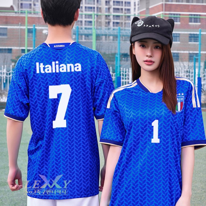 LF614 26-27 이탈리아 국가대표 홈 반팔 긴팔/축구복 반티/색상
