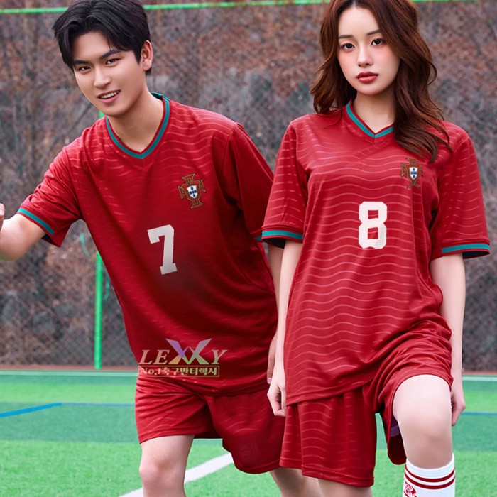 LF615 26-27 포루투칼 국가대표 홈 반팔 긴팔/축구복 반티/색상